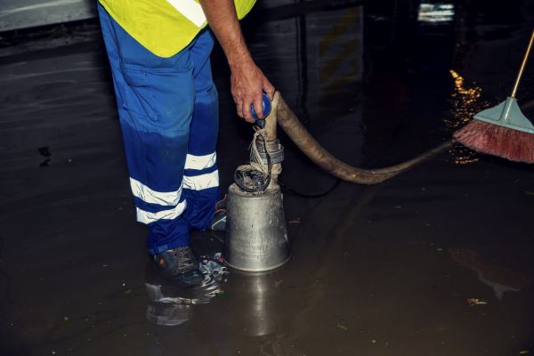 Basement Water Removal in Ramona