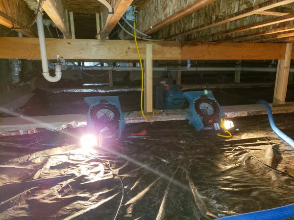 Crawlspace Water Removal in Ramona